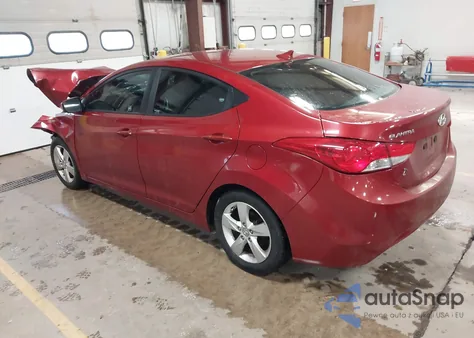 2011 Hyundai Elantra Gls (Ulsan Plant) from USA, damaged, VIN KMHDH4AE1BU091721